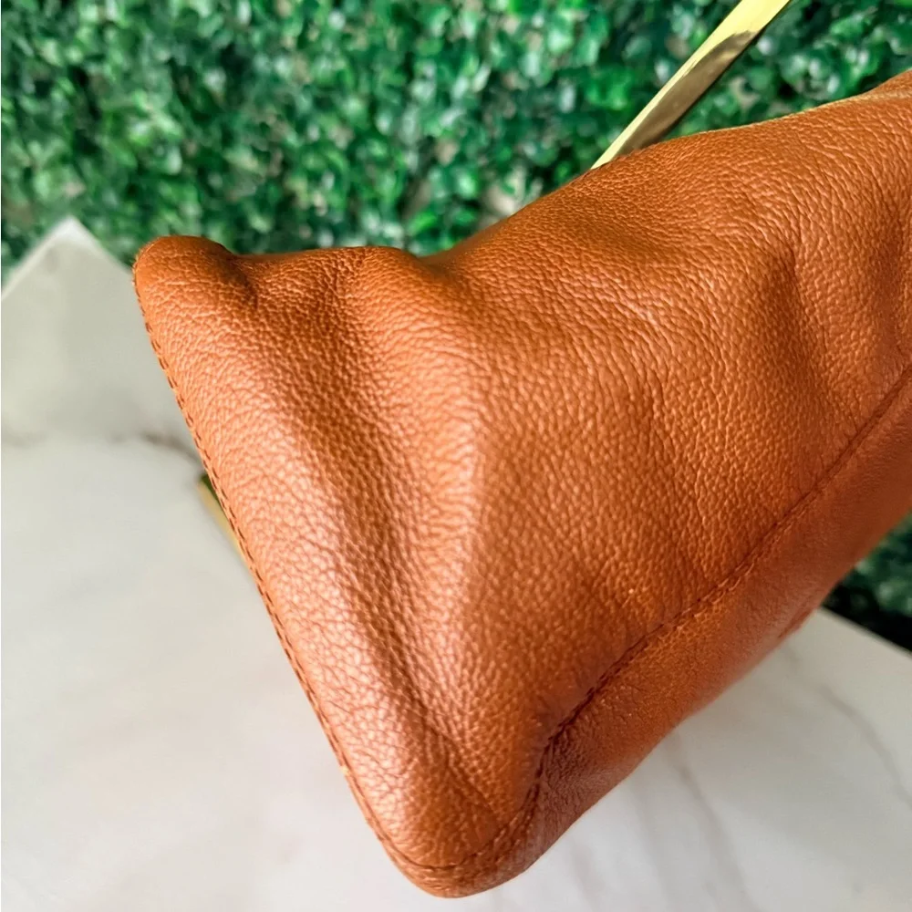 Chanel Caviar Brown Leather Small Tote Shoulder Bag with COA and Black Card